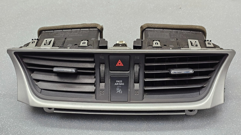 🔥 13-16 Nissan Sentra Dash Center Air  Vent Heater Conditioning Black Silver