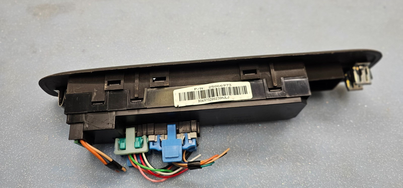 06-09 TRAILBLAZER ENVOY Power Window Door Switch Front Right Passenger BLACK WS9