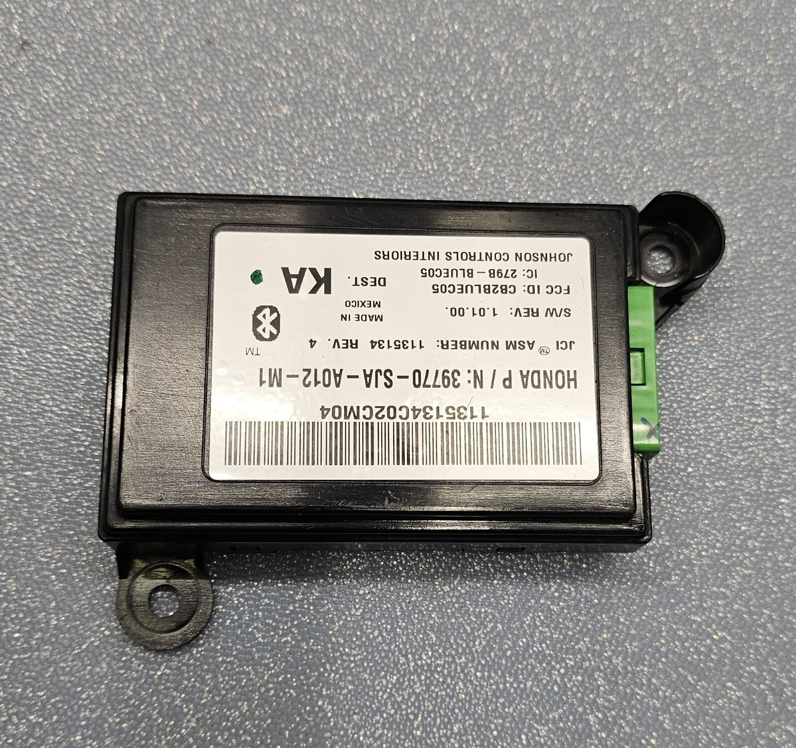 🔥05-08 ACURA RL FRONT LEFT DRIVER BLUETOOTH CELLPHONE CONTROL MODULE UNITE