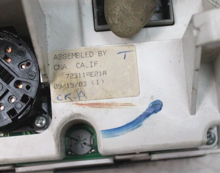 🔥2004-2006 SUBARU BAJA MANUAL AC HEATER TEMP HVAC CONTROL OEM