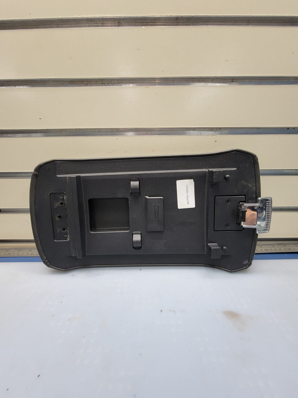 🔥07-09 LINCOLN MKZ CENTER CONSOLE ARM REST LID TOP PAD COVER BLACK LEATHER