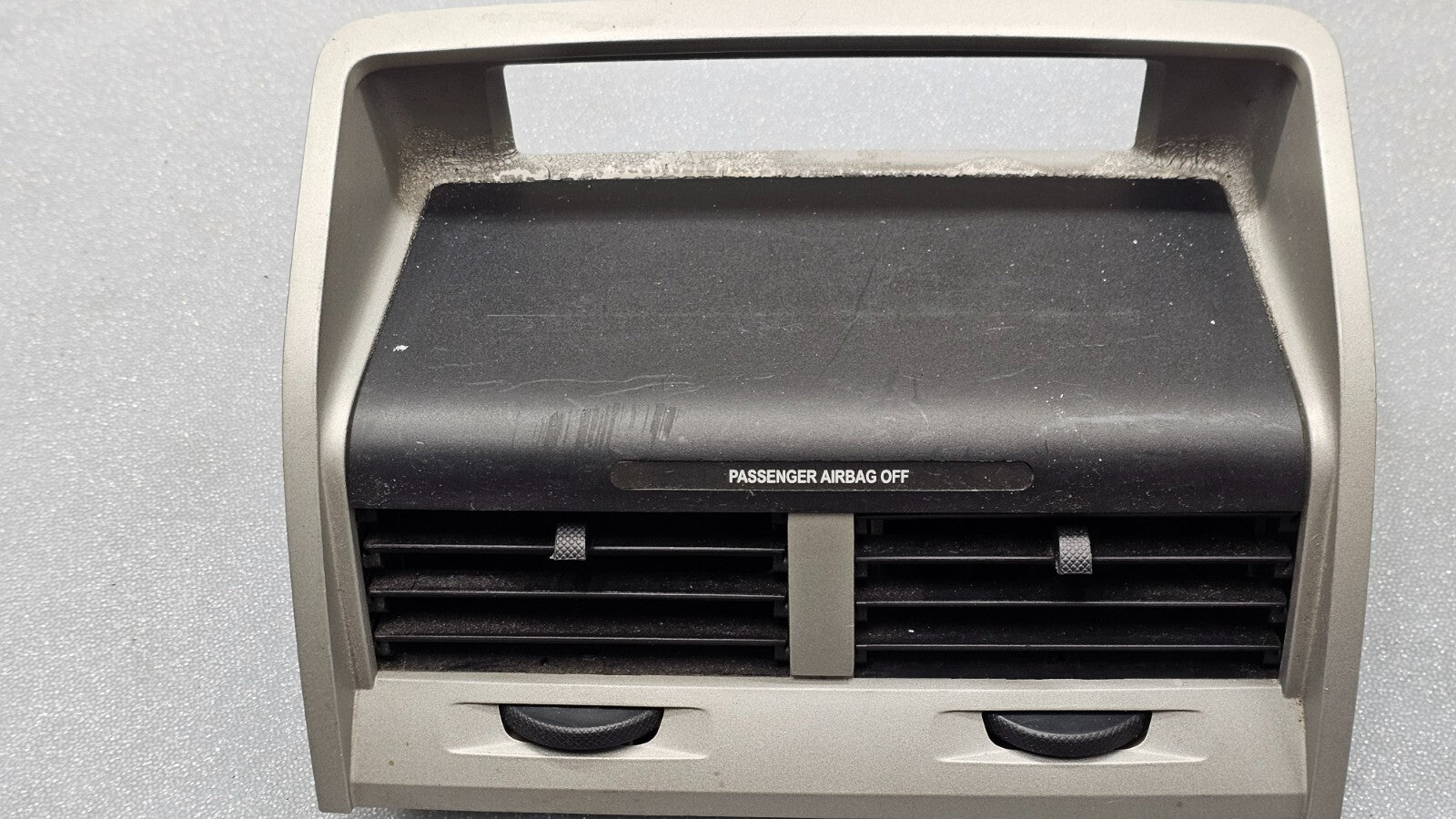 🔥 08-12 Escape Center Dash Console Air Vent Heater Conditioning SILVER/BLACK