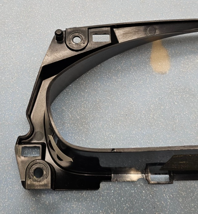 🔥02-08 Jaguar X-Type X400 Speedometer Instrument Cluster Bezel Cover Black