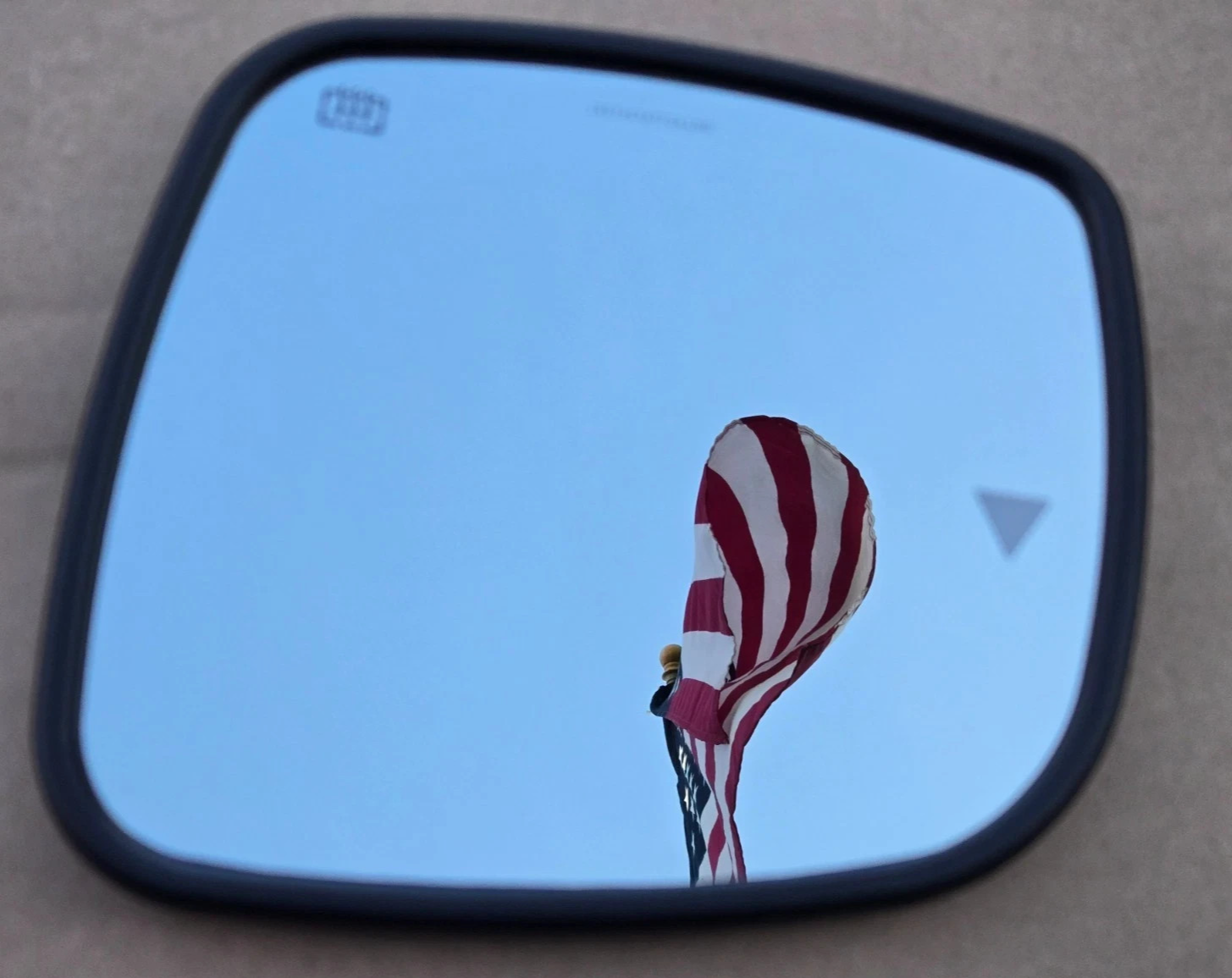🔥11-17 Dodge Grand Caravan T&C Left Driver Mirror Glass Blind Spot AUTO DIM