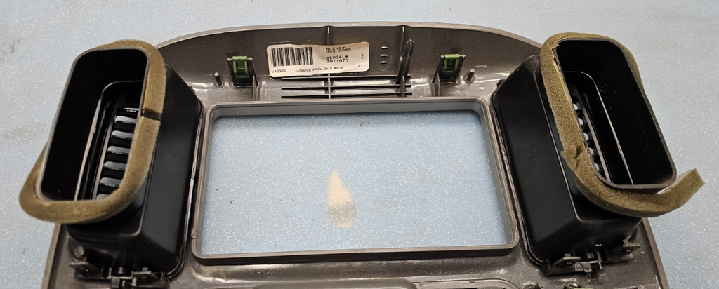 🔥01-07 FORD ESCAPE CENTER DASH RADIO A/C CLIMATE TRIM BEZEL SILVER OEM