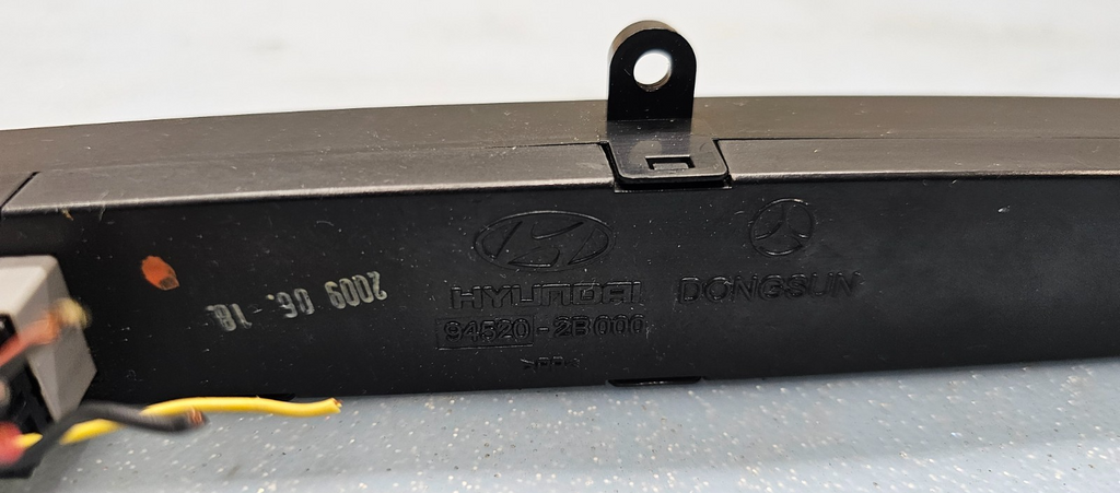 🔥07-12 Hyundai Santa Fe Dash Clock Display  Assembly Passenger Bag Black