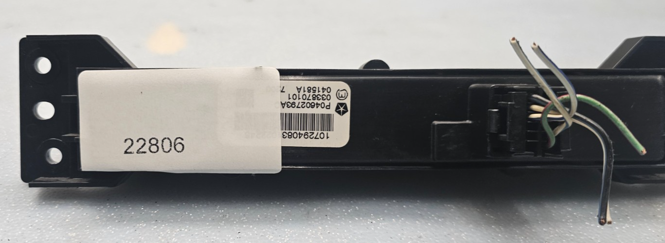 🔥08-10 Grand Cherokee Commander Hazard Light Parking Assist Control Switch 