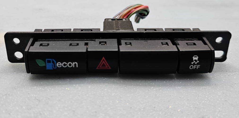 🔥12-20 Caravan Town Country Dash Hazard Warning Light Lamp Control Switch Black