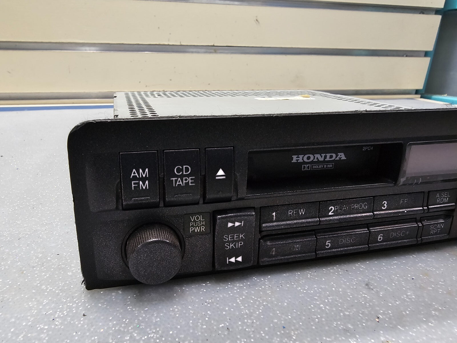 🔥01-02 Honda Civic Dash Center AM FM CD Radio Cassette Player Receiver OEM