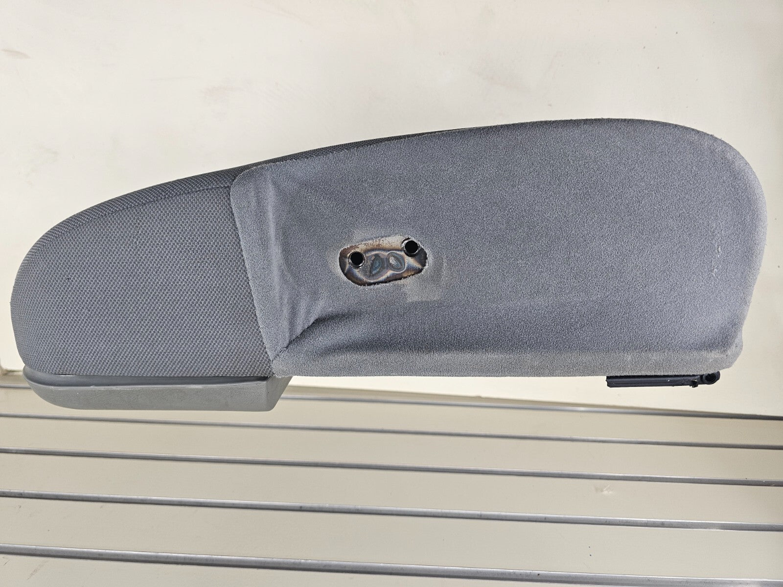 🔥99-10 Ford F250 F350 Center Console JUMP SEAT Storage Arm Rest CLOTH GRAY JS3