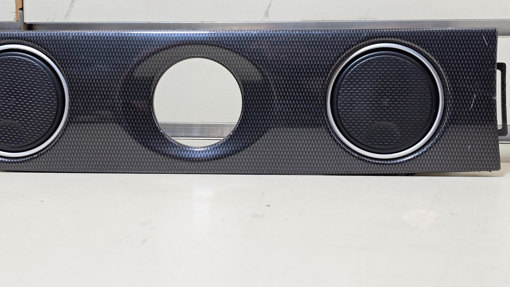 🔥03-06 MITSUBISHI OUTLANDER CARBON FIBER UPPER DASH VENT CLOCK BEZEL TRIM OEM