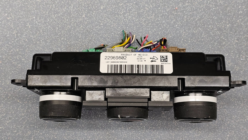 🔥09-12 CHEVY TRAVERSE DASH CENTER AC HEATER CLIMATE TEMPERATURE CONTROL UNIT