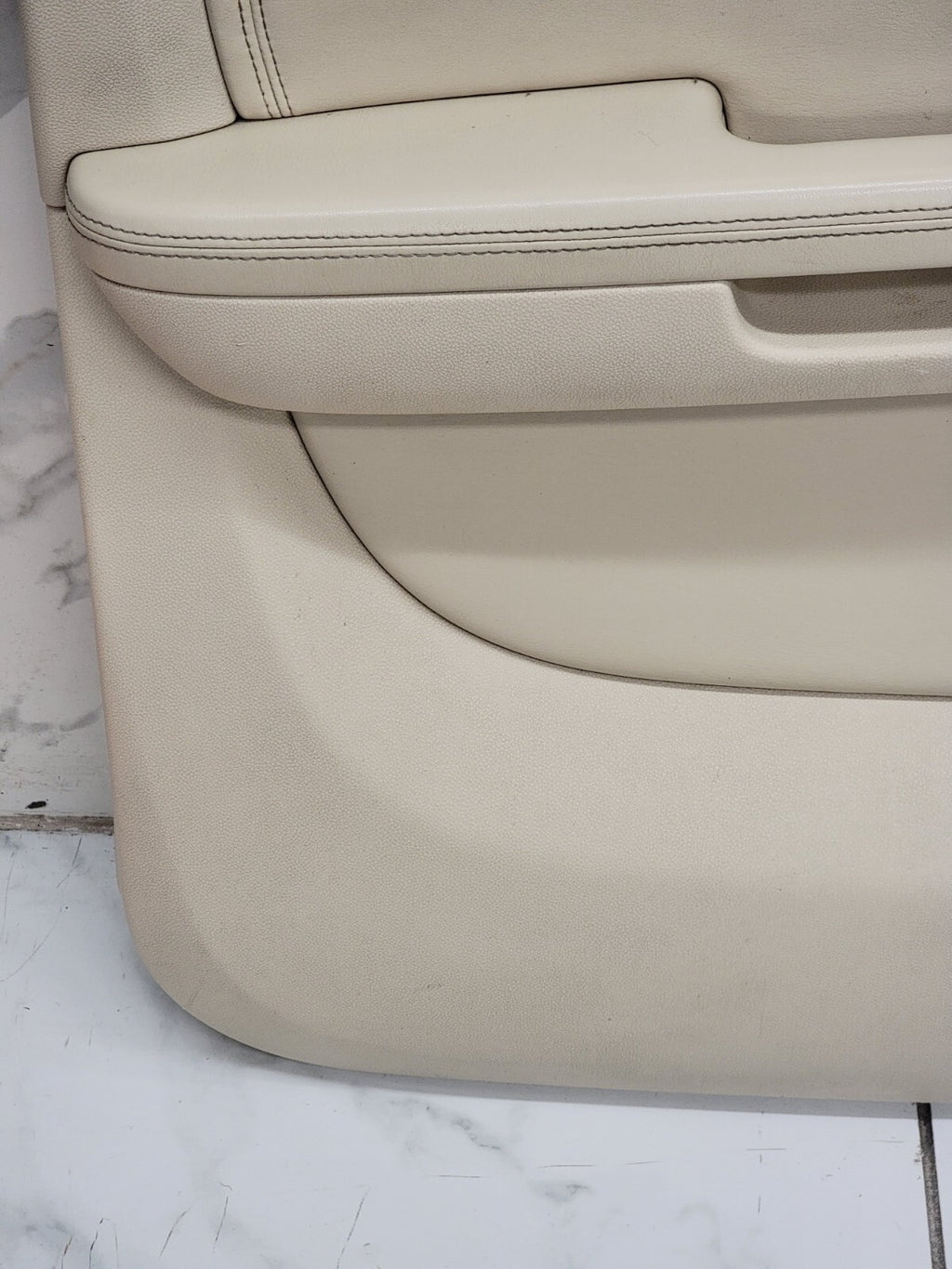 🔥07-13 CHEVY SILVERADO 1500 BACK LEFT INTERIOR DOOR TRIM PANEL Tan auto D21