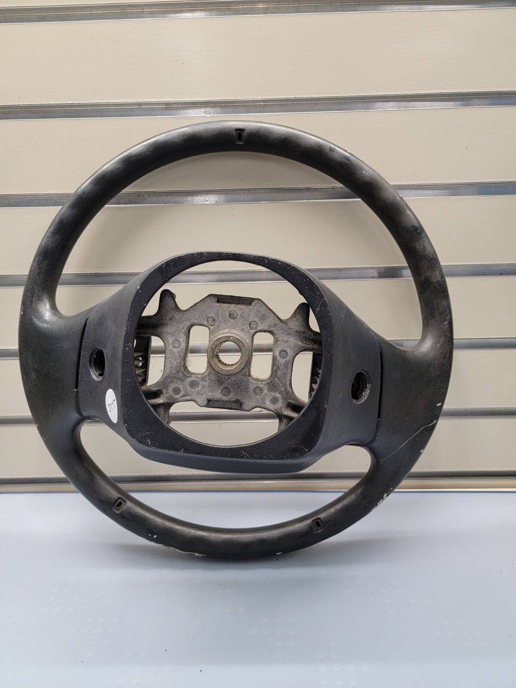 🔥1997-2003 Ford F-150 Leather Steering Wheel Cruise Dash Black