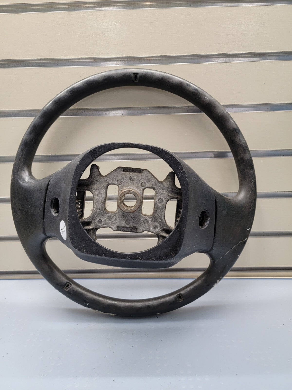 🔥1997-2003 Ford F-150 Leather Steering Wheel Cruise Dash Black