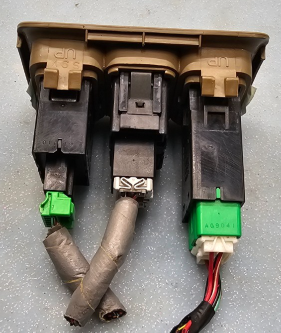 🔥03-08 Honda Pilot cruise control & light on/off switch trim TanOEM