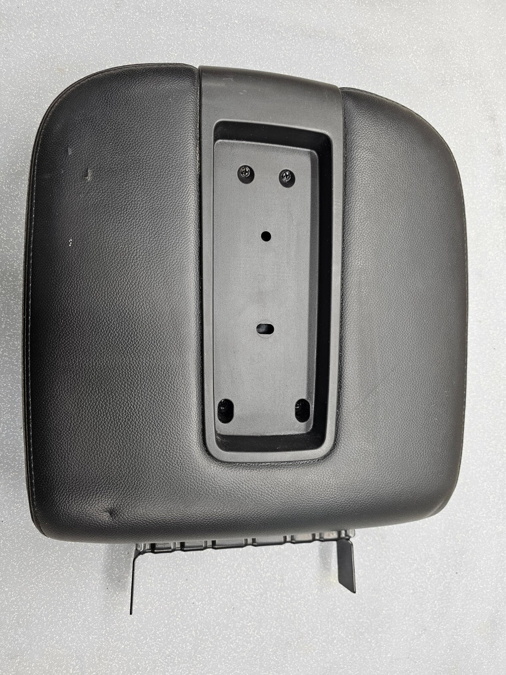 🔥07-13 Tahoe Suburban Yukon Leather Console Lid Armrest Cover Top Pad Black JS5