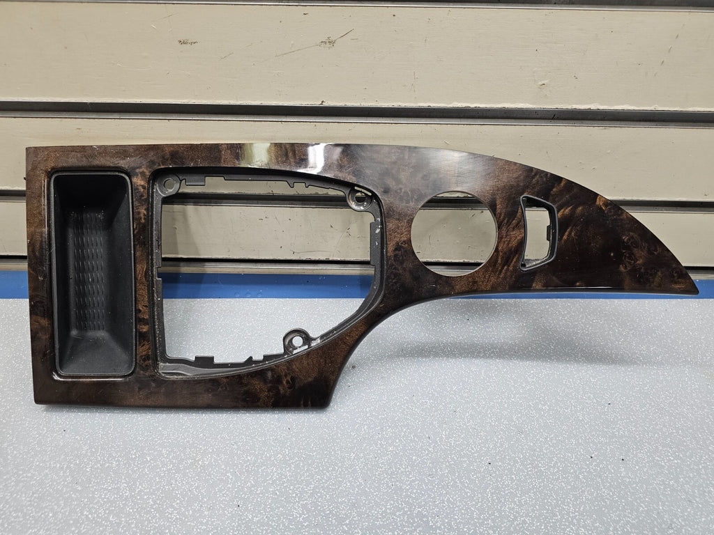 07-10 BMW 5 SERIES 525i 528i Xdrive CENTER CONSOLE SHIFTER BEZEL TRIM PANEL WOOD