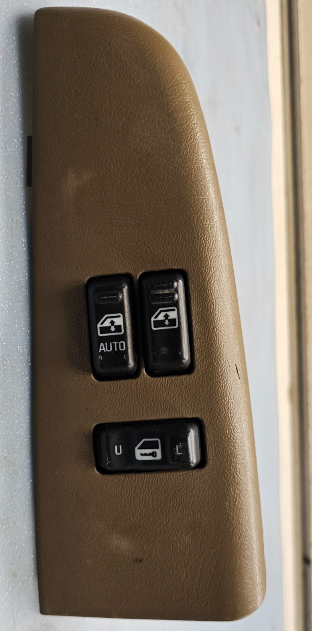 🔥99-02 Chevy Tahoe Suburban GMC Yukon Passenger Power Window Switch TAN OEM