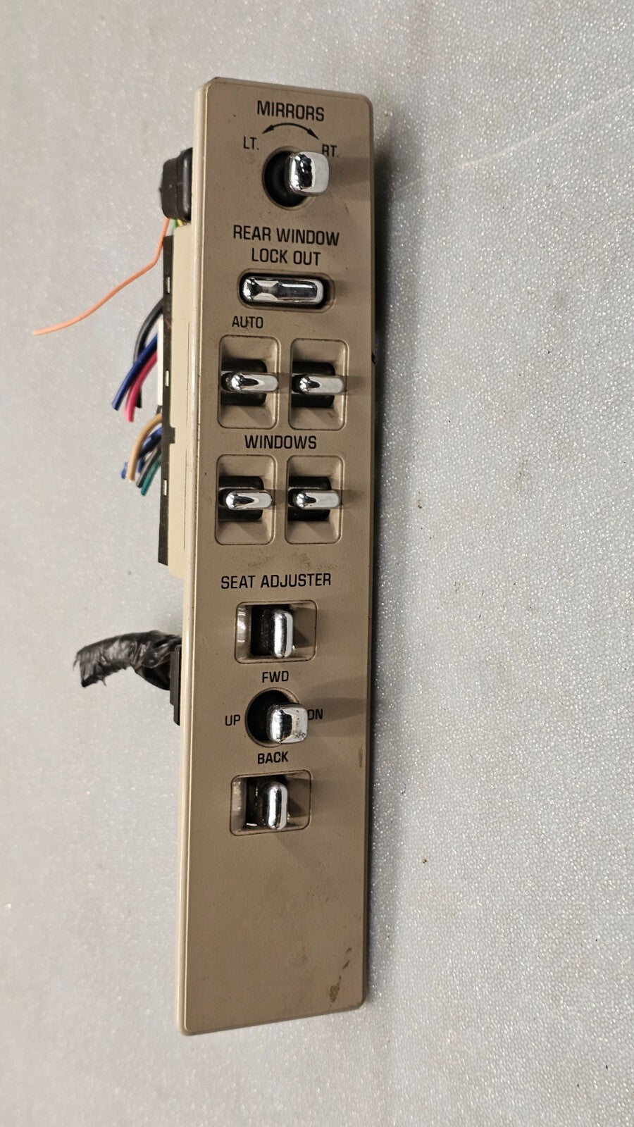 🔥94-96 Deville Door Left Driver Master Power Window Mirror Switch Tan OEM