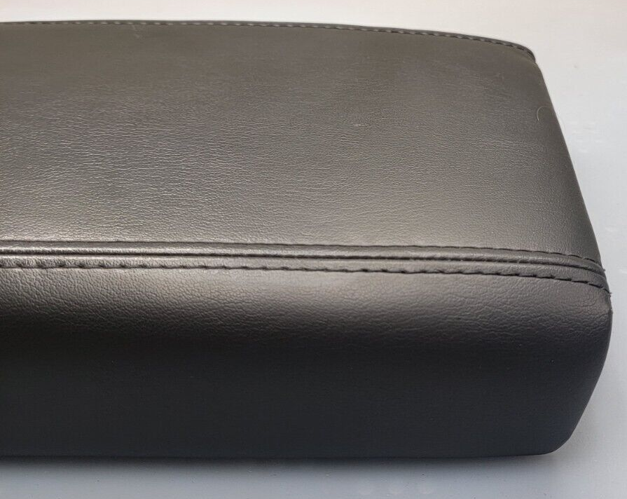 🔥07-17 TRAVERSE ACADIA Outlook Enclave Leather Armrest Console Lid Cover BLACK