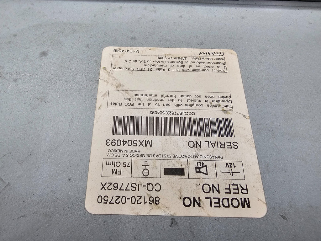 🔥09- 10 Toyota Corolla Radio AM FM MP3 CD Player Receiver 86120-02750 OEM