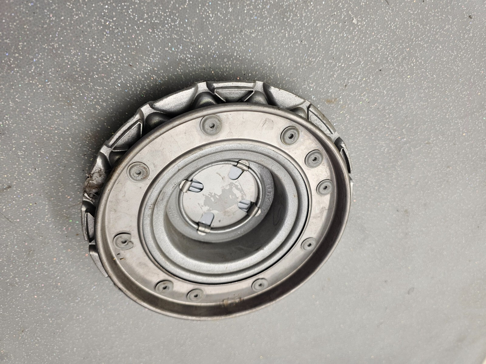 90-97 LINCOLN TOWN CAR FRONT REAR WHEEL TIRE COVER CENTER CAP HUB CAP SILVER OEM