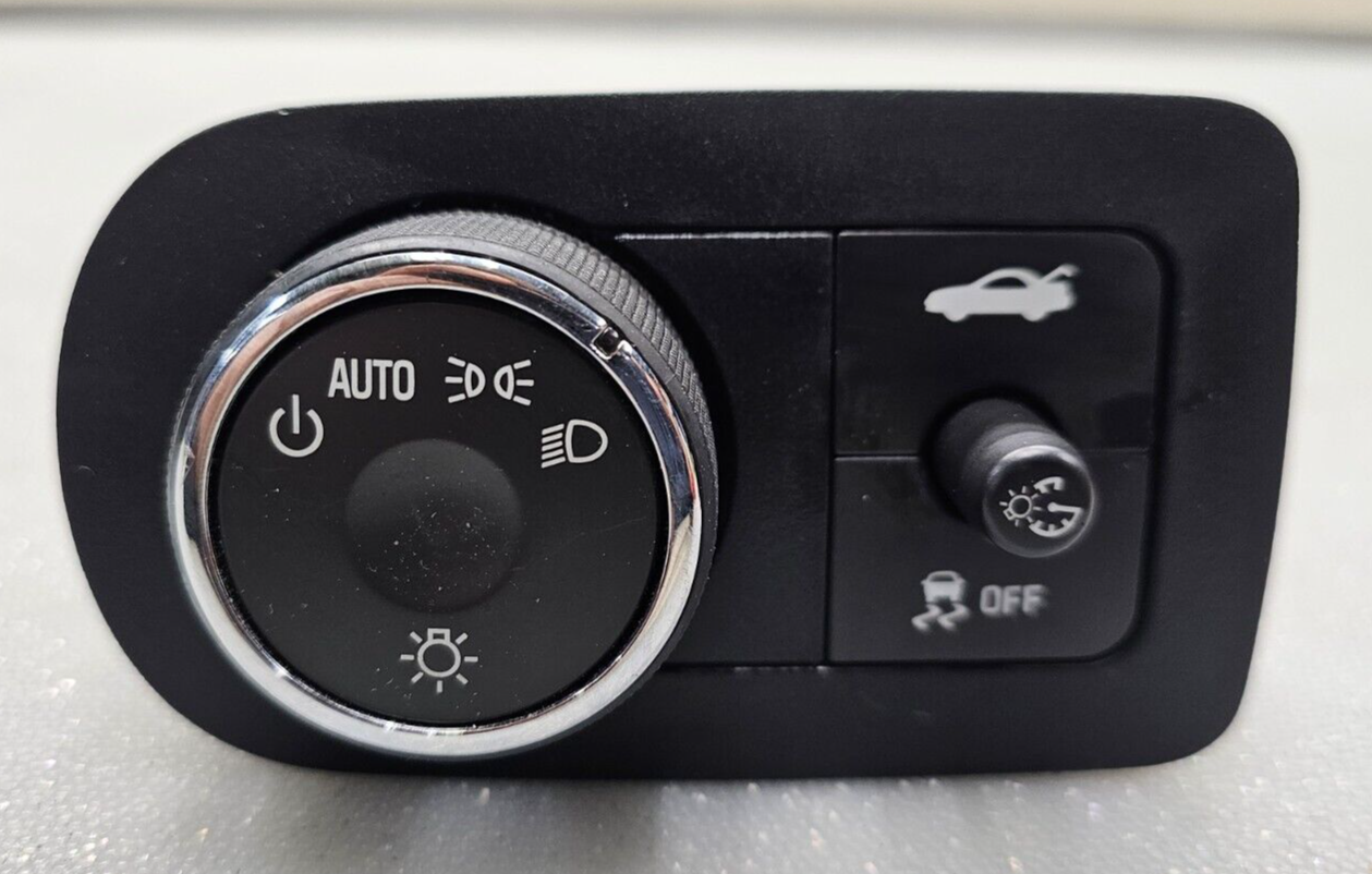 🔥12-16 CHEVY IMPALA HEADLIGHT LAMP FOG TRACTION CONTROL SWITCH BLACK ASSEMBLY