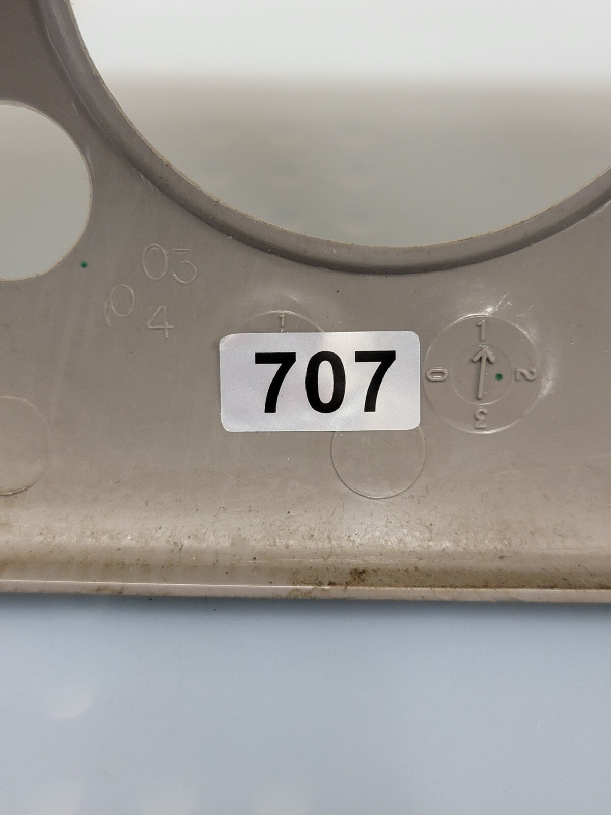 02-05 FORD EXPLORER RADIO AUDIO CLIMATE TEMPERATURE CONTROL BEZEL TRIM silver