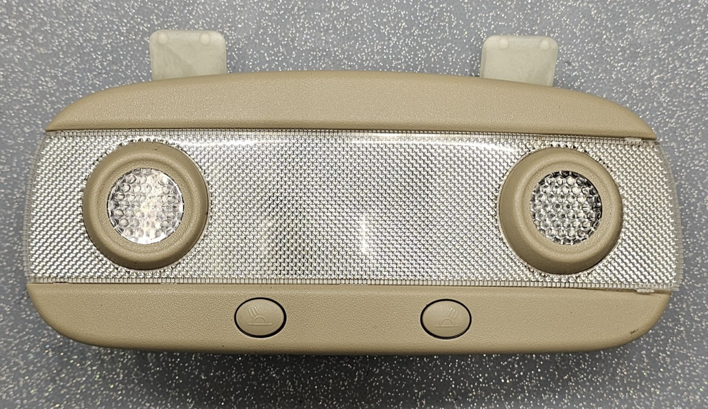 🔥11-13 FORD FIESTA ROOF OVERHEAD CONSOLE DOME MAP LIGHT LAMP ASSEMBLY OEM TAN