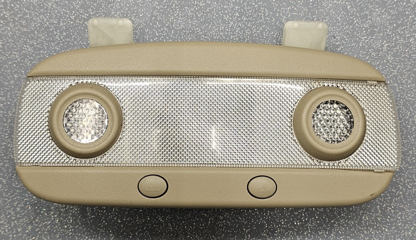 🔥11-13 FORD FIESTA ROOF OVERHEAD CONSOLE DOME MAP LIGHT LAMP ASSEMBLY OEM TAN