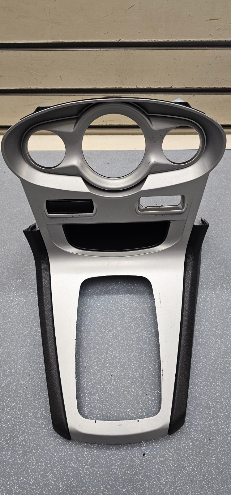 🔥14-19 FORD FIESTA CENTER CONSOLE AC CONTROL SHIFTER SHIF BEZEL TRIM Silver OEM