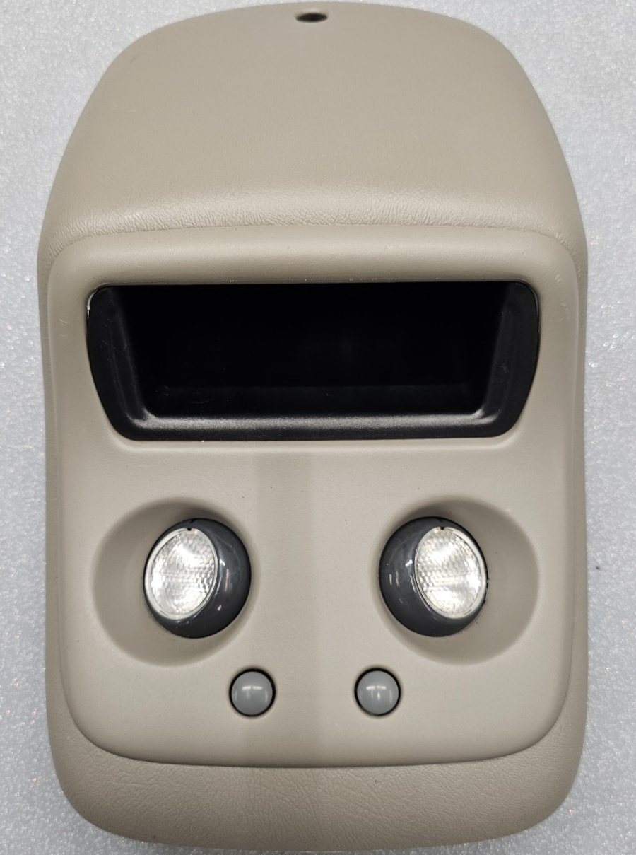 🔥99-06 SIERRA SILVERADO Overhead Roof Console Dome Map Lights Storage Tan