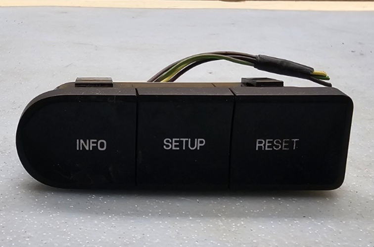 🔥07-10 Ford Edge Dash Driver Info Display Setup Switch Button Assembly Black