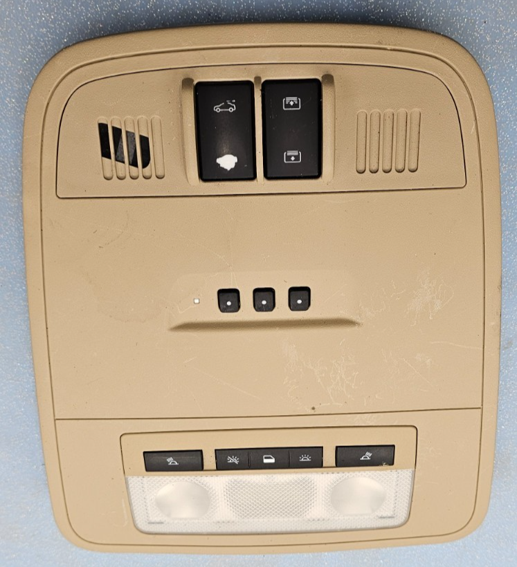 🔥10-13 LACROSSE ALLURE Overhead Console Sun Roof Dome Light Lamp Assembly Tan