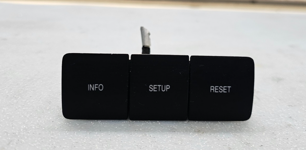 08-12 Ford Focus Escape Info Setup Reset Dash Control Memory Switch Push Button