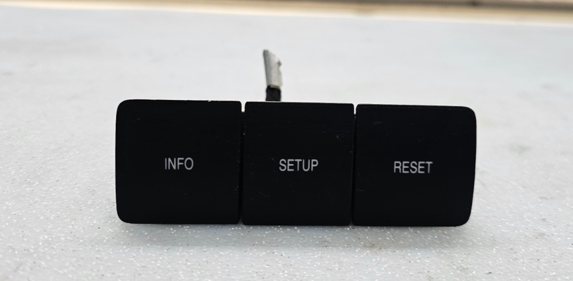 08-12 Ford Focus Escape Info Setup Reset Dash Control Memory Switch Push Button