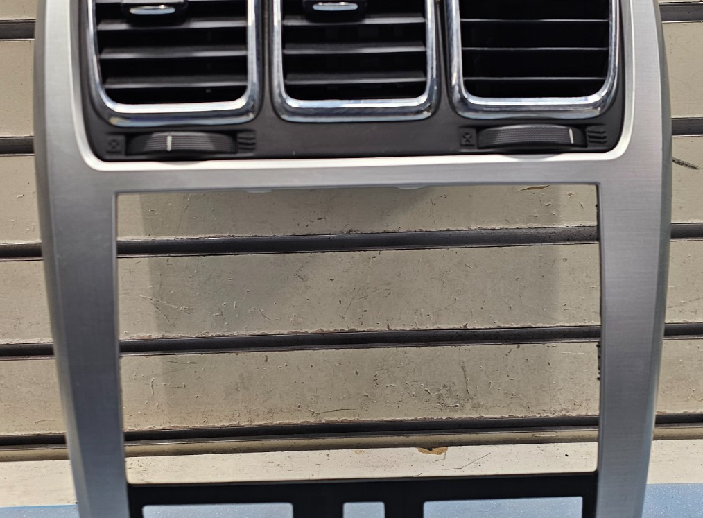 🔥07-12 GMC Acadia Dash AM FM Radio Display Climate Control Bezel Silver