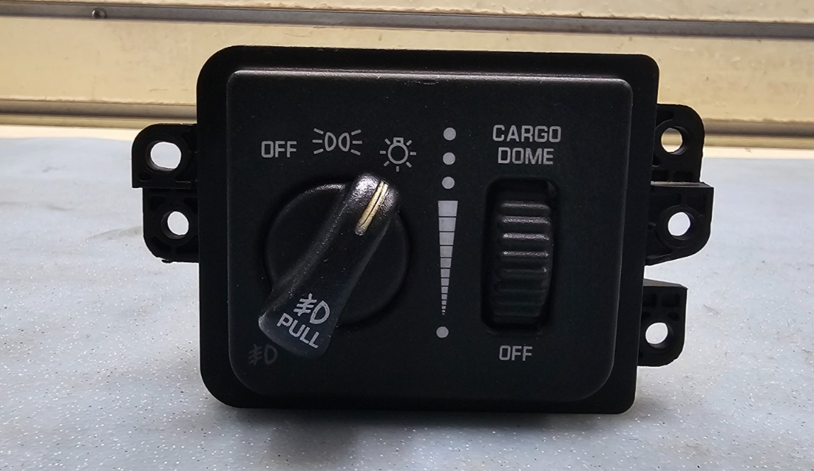 🔥 03-05 DODGE RAM PICKUP HEADLIGHT HEADLAMP HEAD LIGHT LAMP DIMMER SWITCH BLACK