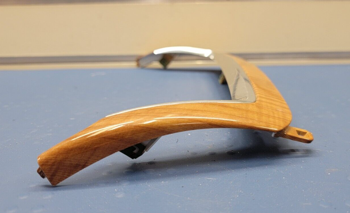 🔥08-12 Chevy MALIBU Center Dash Radio Bezel Panel UPPER Vent Trim WOODGRAIN B8