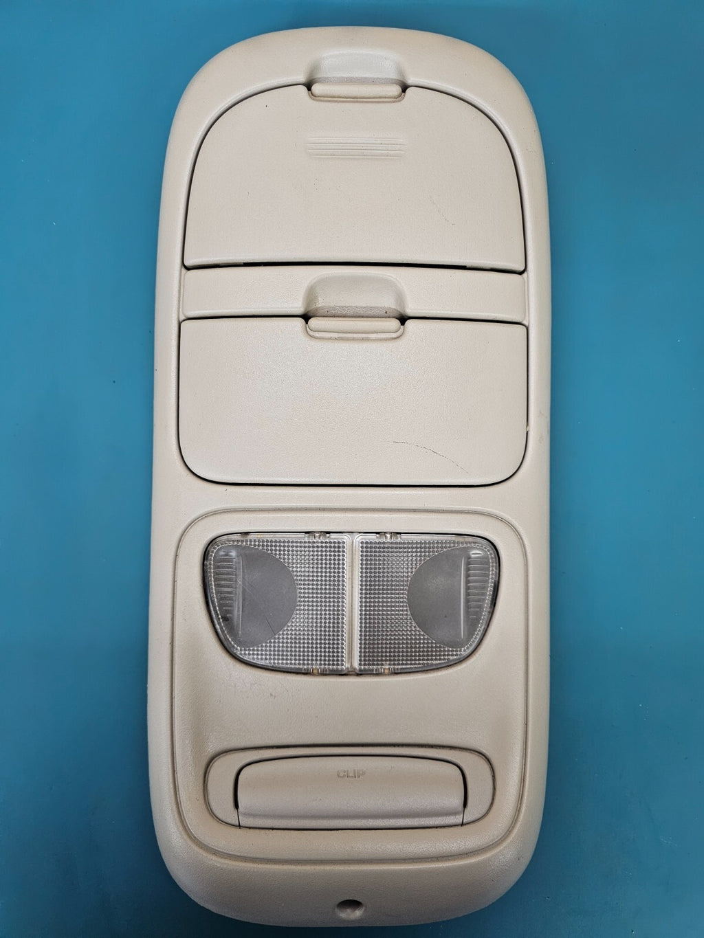 🔥99-04 Dodge Dakota Durango Sunroof Overhead Console DOME Map Light Storage TAN