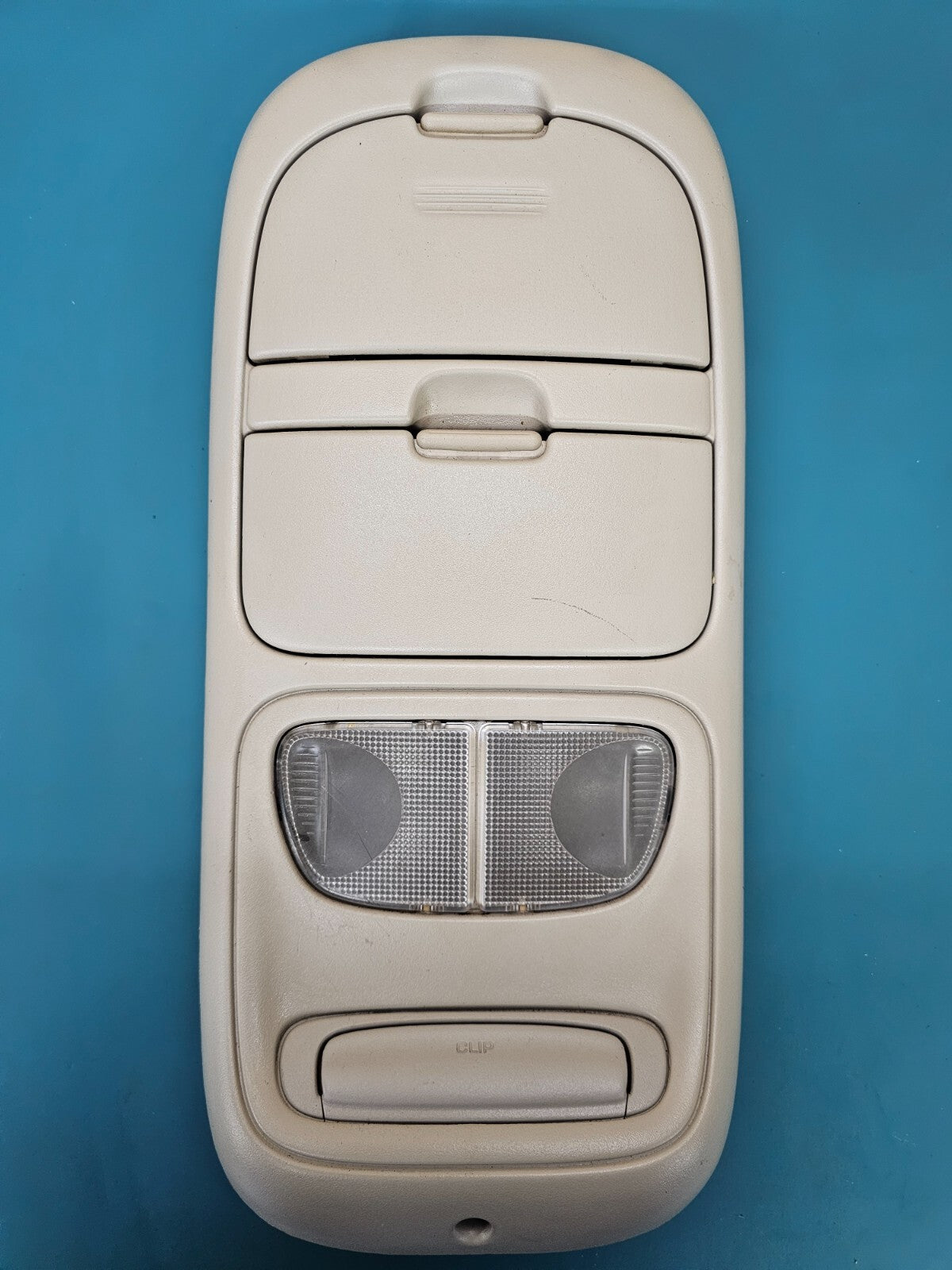 🔥99-04 Dodge Dakota Durango Sunroof Overhead Console DOME Map Light Storage TAN