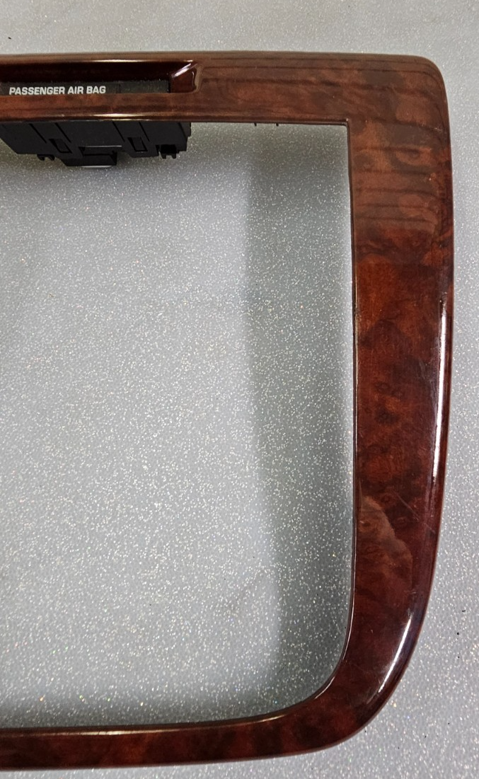 🔥06-13 Impala Center Dash AM FM Radio Stereo Trim Panel Bezel Woodgrain OEM