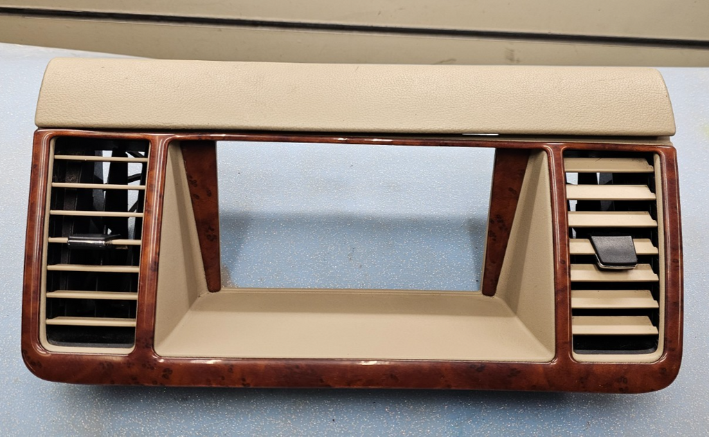 🔥04-07 NISSAN MURANO CENTER DASH AIR VENT TRIM TAN WOODGRAIN/TAN OEM