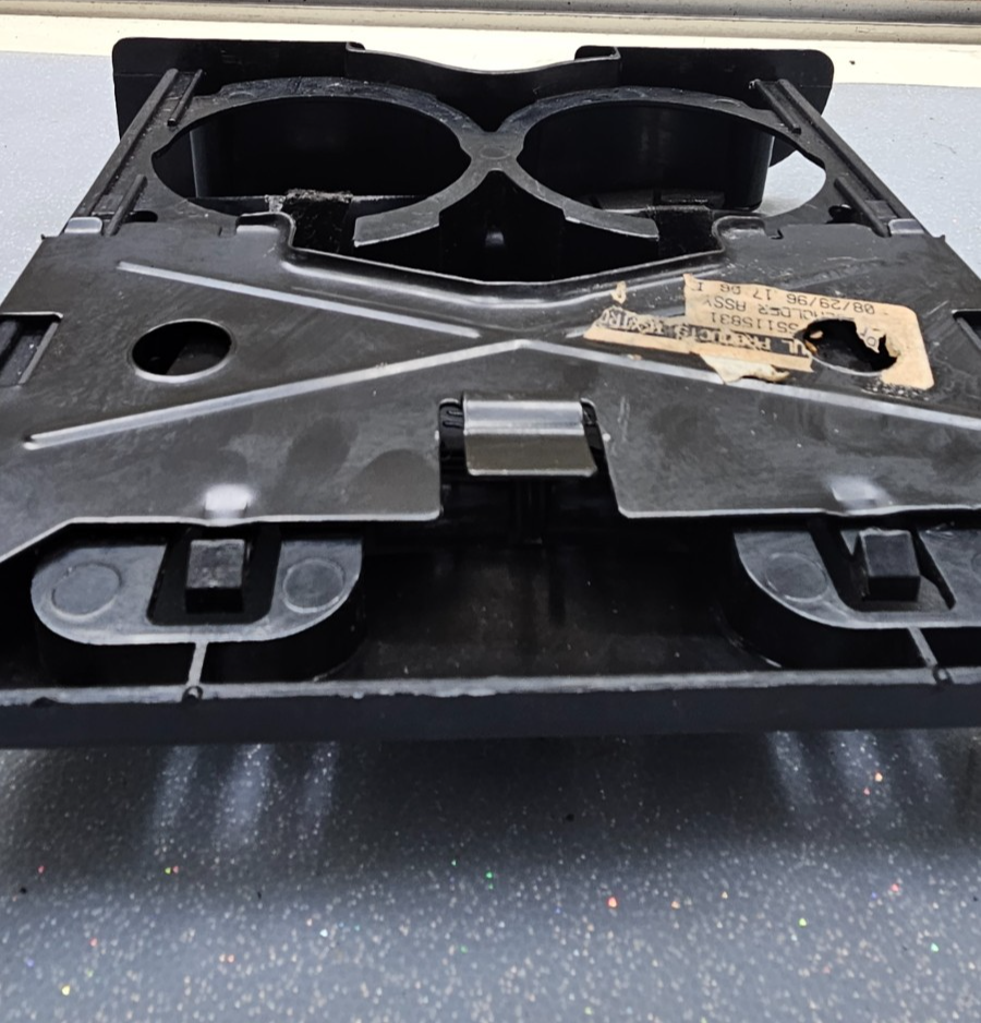 🔥94-97 Dodge Ram Truck  Center Dash Pull Out Cup Drink Holder  Assembly  Black