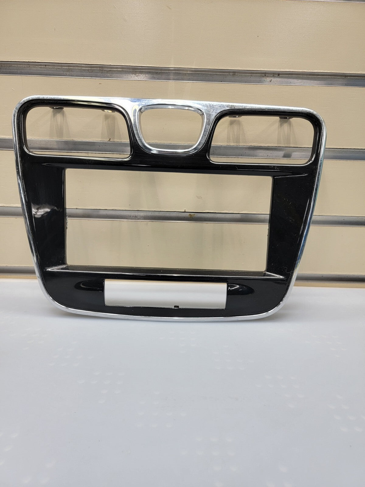 🔥11-14 Chrysler 200 Radio Climate Dash Trim Bezel with Traction Control SILVER