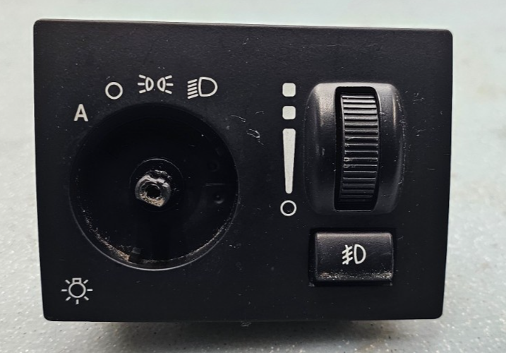 🔥05-10 Chrysler 300 Charger Magnum Headlight Switch Dimmer Assembly Black HS4