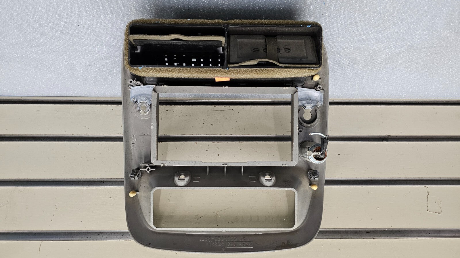 95-10 Ford Ranger EXPLORER Center Dash Radio Trim Surround Bezel Trim SILVER B2