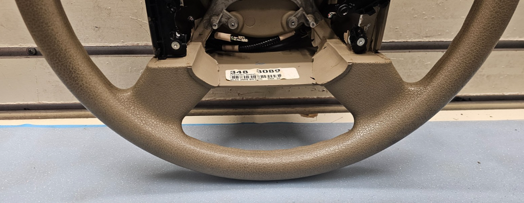 🔥2004-2008 Ford F-150 F150 Tan Leather Wrapped Steering Wheel OEM TAN