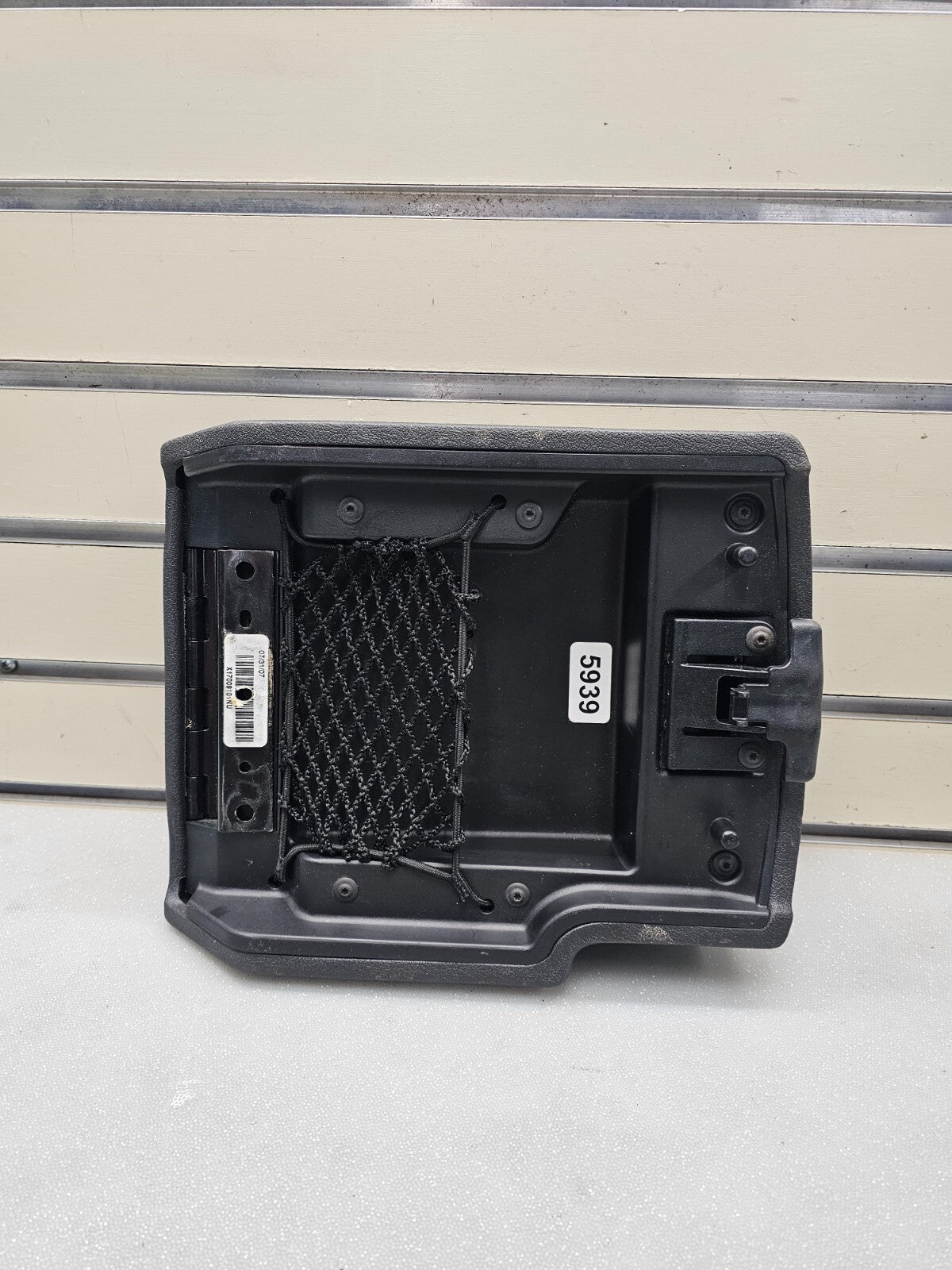 🔥05-10 JEEP COMMANDER GRAND CHEROKEE CENTER CONSOLE ARM REST LID TOP PAD BLACK